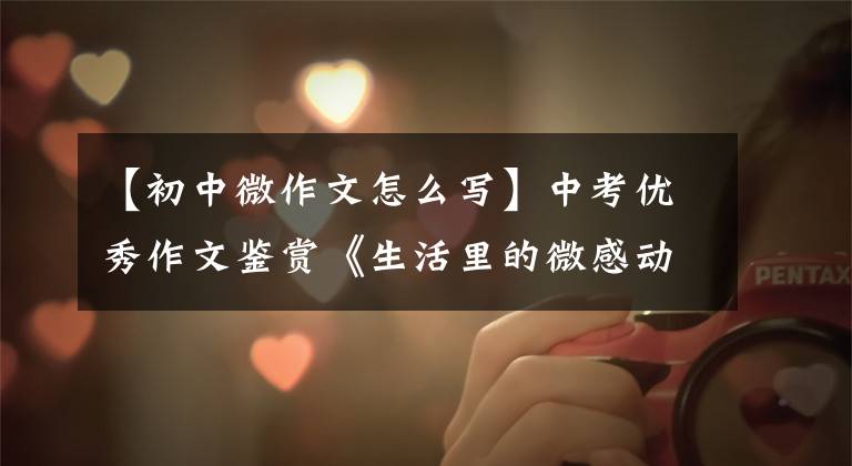 【初中微作文怎么写】中考优秀作文鉴赏《生活里的微感动》,适用于七年级到九年级
