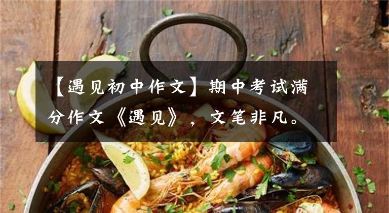 【遇见初中作文】期中考试满分作文《遇见》,文笔非凡。考生胆子太大