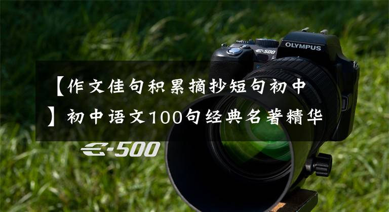 【作文佳句积累摘抄短句初中】初中语文100句经典名著精华文章,超加分的期中考试作文素材!可以下载