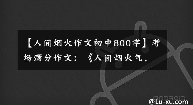 【人间烟火作文初中800字】考场满分作文：《人间烟火气，最抚摸人的心》文笔细腻，感情丰富。