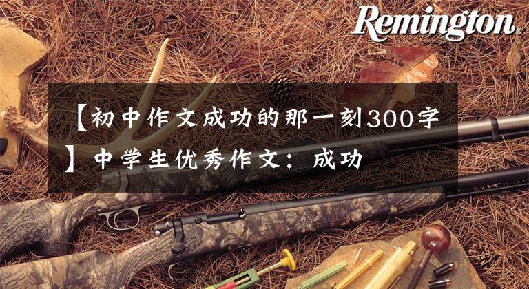 【初中作文成功的那一刻300字】中学生优秀作文:成功