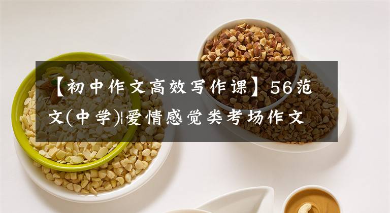 【初中作文高效写作课】56范文(中学)|爱情感觉类考场作文、场景渲染法高效声门