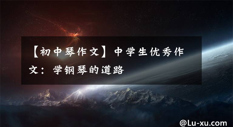 【初中琴作文】中学生优秀作文：学钢琴的道路