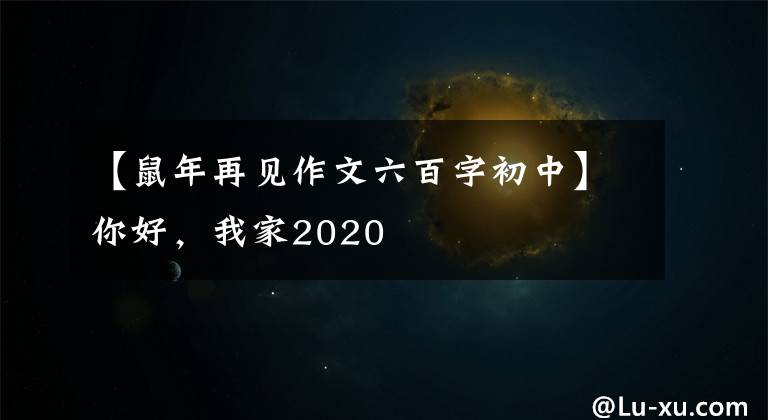 【鼠年再见作文六百字初中】你好,我家2020