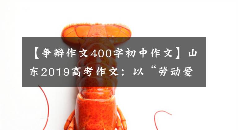 【争辩作文400字初中作文】山东2019高考作文:以“劳动爱情”为题写演讲稿