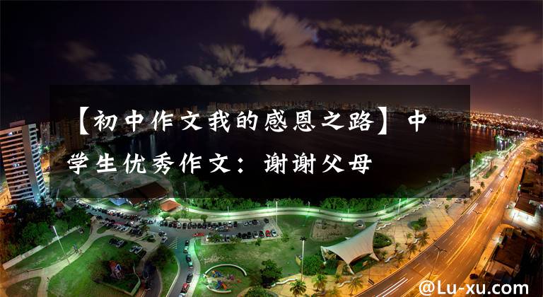 【初中作文我的感恩之路】中学生优秀作文:谢谢父母