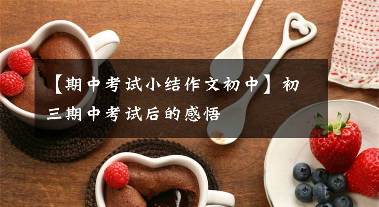 【期中考试小结作文初中】初三期中考试后的感悟