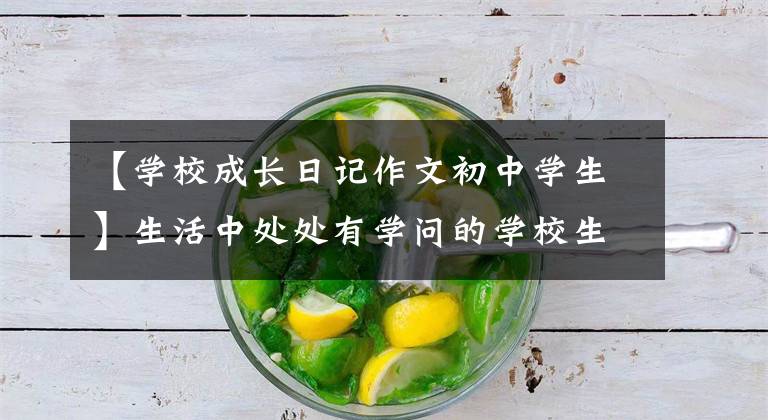 【学校成长日记作文初中学生】生活中处处有学问的学校生活篇-成长日记379