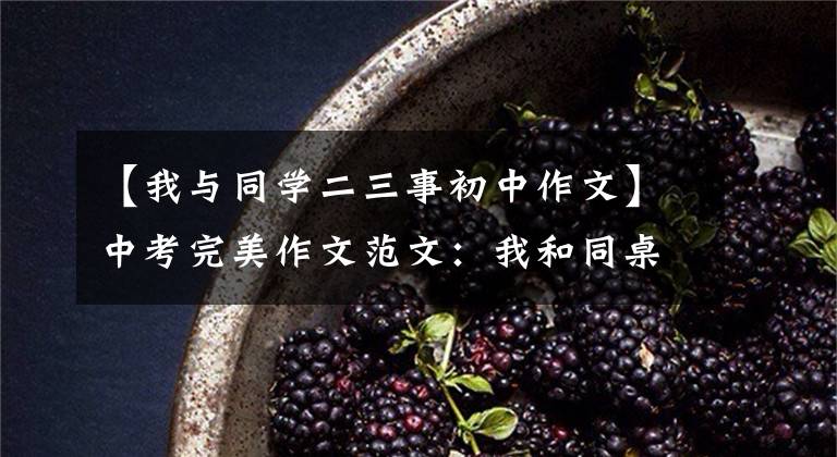 【我与同学二三事初中作文】中考完美作文范文:我和同桌之间的互动