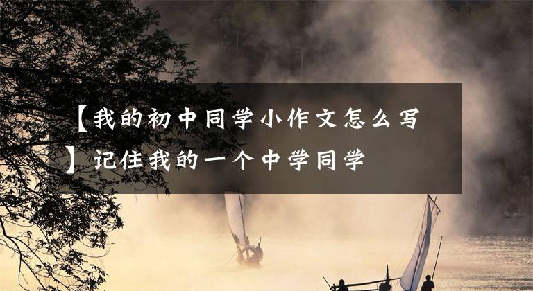 【我的初中同学小作文怎么写】记住我的一个中学同学