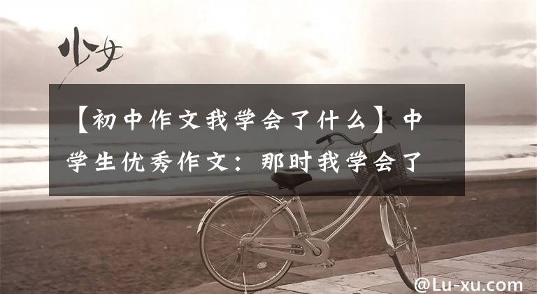 【初中作文我学会了什么】中学生优秀作文:那时我学会了静下心来。