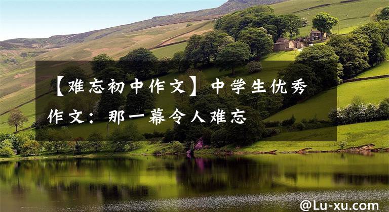 【难忘初中作文】中学生优秀作文:那一幕令人难忘