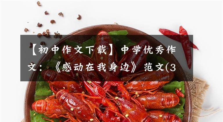 【初中作文下载】中学优秀作文：《感动在我身边》范文(3篇)