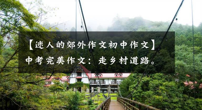 【迷人的郊外作文初中作文】中考完美作文:走乡村道路。