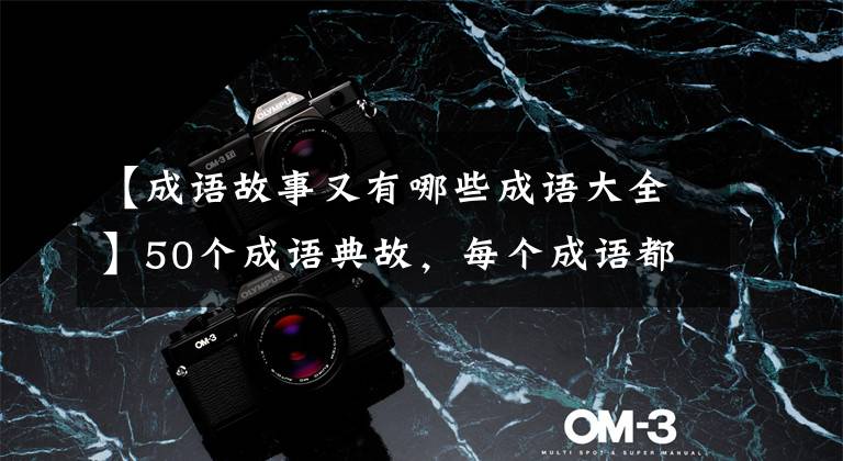 【成语故事又有哪些成语大全】50个成语典故,每个成语都包含解释、出处、人物介绍(所长提议)