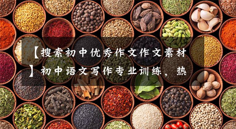 【搜索初中优秀作文作文素材】初中语文写作专业训练，热点素材积累精选范文创意要点(女足夺冠)