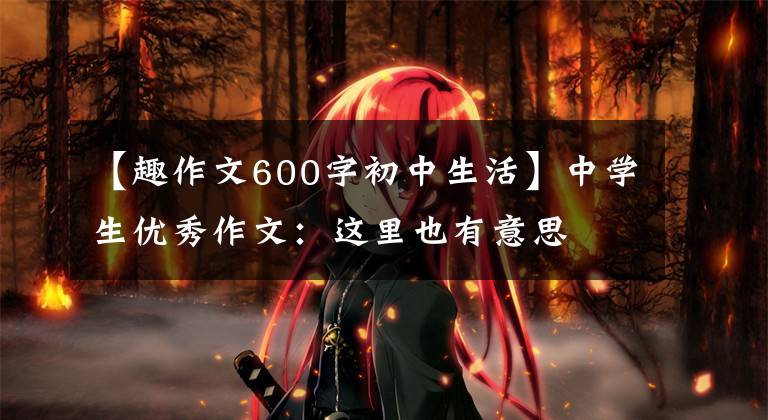 【趣作文600字初中生活】中学生优秀作文:这里也有意思