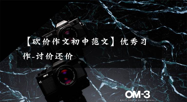 【砍价作文初中范文】优秀习作-讨价还价