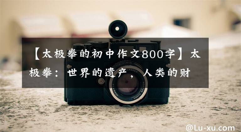 【太极拳的初中作文800字】太极拳：世界的遗产，人类的财富