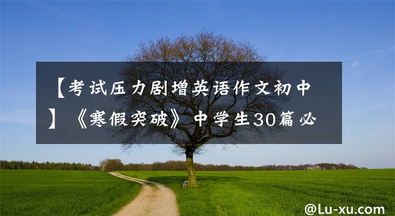 【考试压力剧增英语作文初中】《寒假突破》中学生30篇必须背英语满分作文。