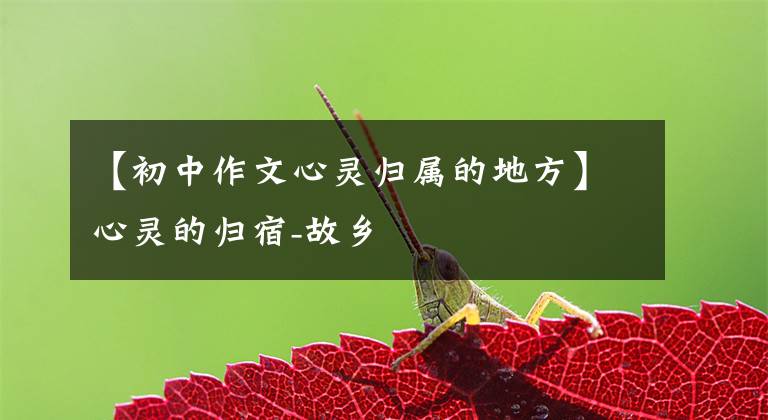 【初中作文心灵归属的地方】心灵的归宿-故乡