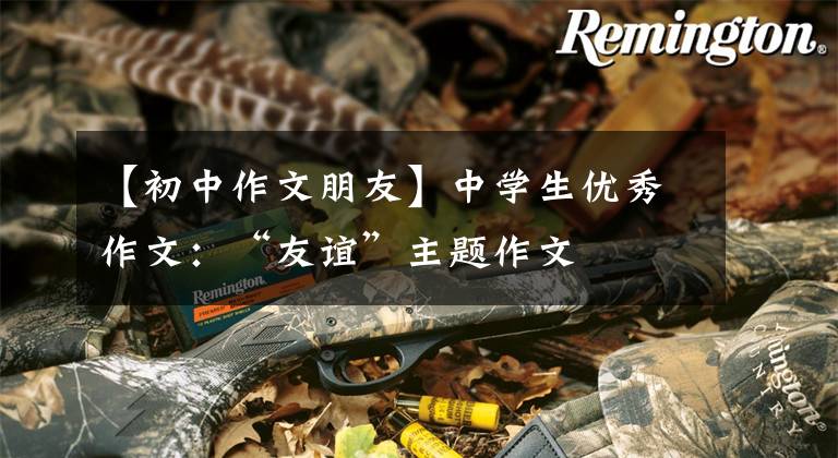 【初中作文朋友】中学生优秀作文:“友谊”主题作文