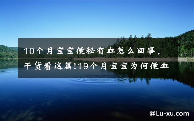 10个月宝宝便秘有血怎么回事,干货看这篇!19个月宝宝为何便血不止?家长千万要重视