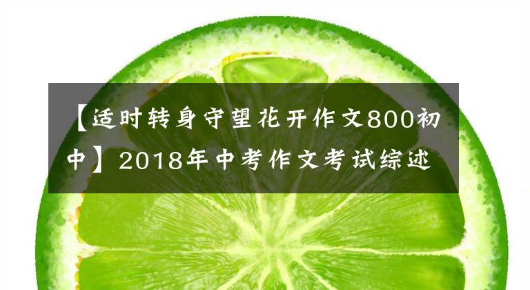 【适时转身守望花开作文800初中】2018年中考作文考试综述