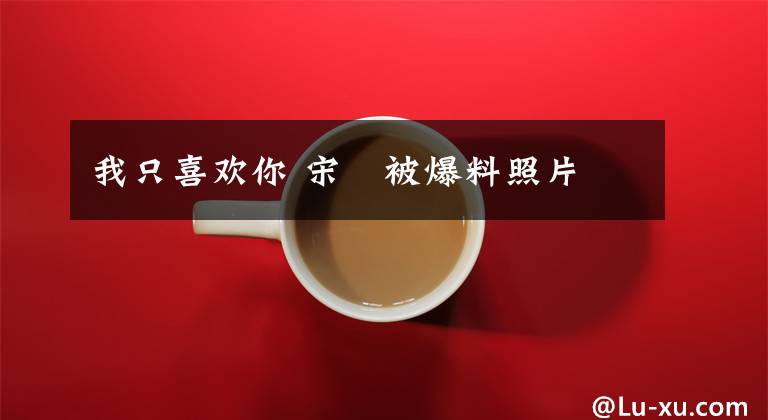 我只喜欢你 宋湲被爆料照片