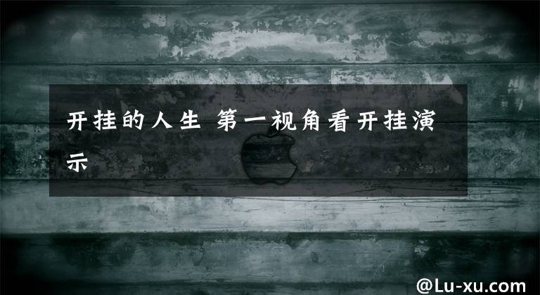 开挂的人生 第一视角看开挂演示
