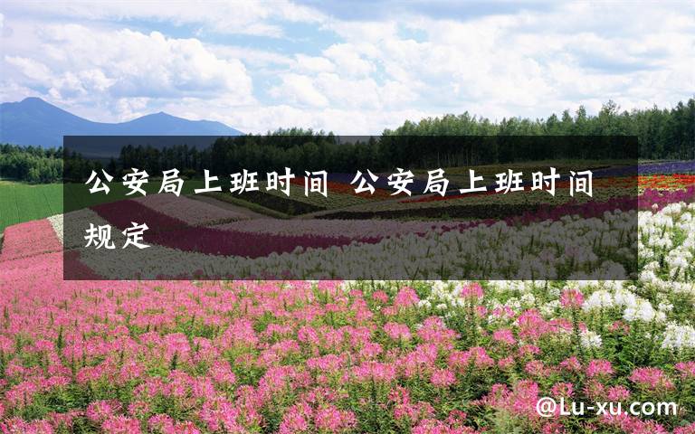 公安局上班时间 公安局上班时间规定