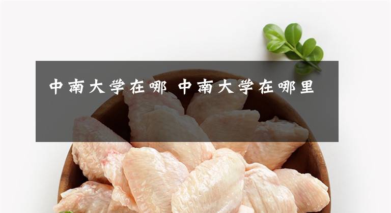 中南大学在哪 中南大学在哪里