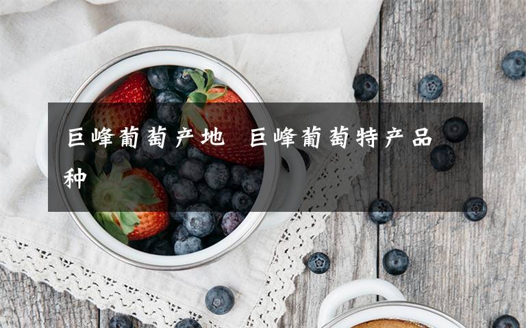 巨峰葡萄产地  巨峰葡萄特产品种
