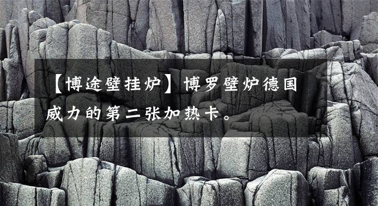 【博途壁挂炉】博罗壁炉德国威力的第二张加热卡。