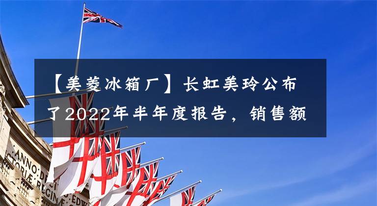 【美菱冰箱厂】长虹美玲公布了2022年半年度报告，销售额达到102.25亿元。