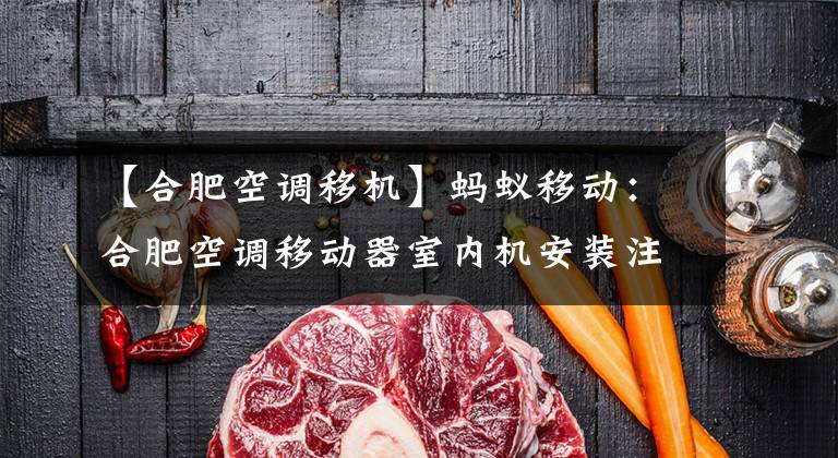 【合肥空调移机】蚂蚁移动：合肥空调移动器室内机安装注意事项。