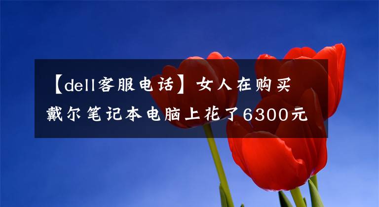 【dell客服电话】女人在购买戴尔笔记本电脑上花了6300元，刚打开就卡上了。