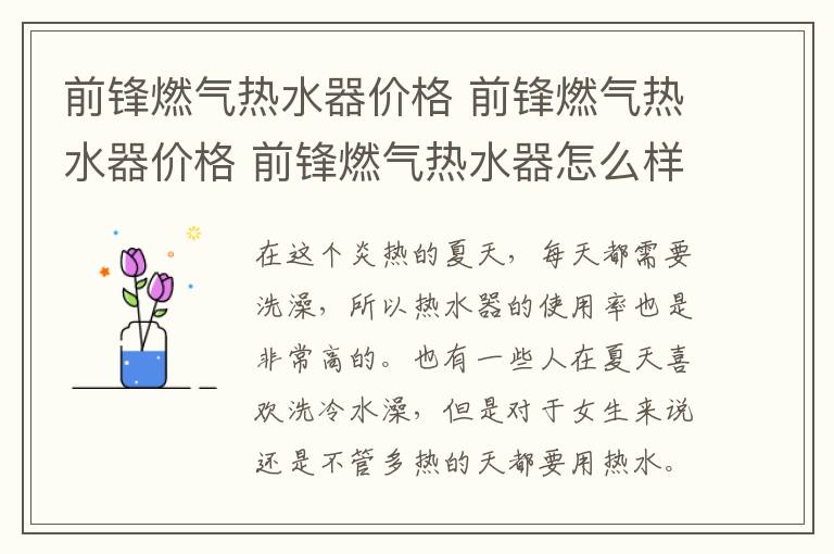 前锋燃气热水器价格 前锋燃气热水器价格 前锋燃气热水器怎么样