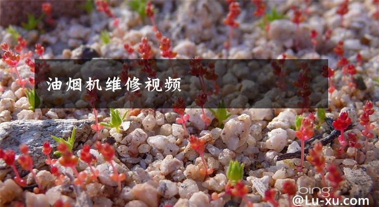 油烟机维修视频