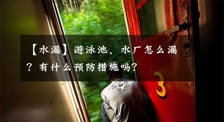 【水漏】游泳池，水厂怎么漏？有什么预防措施吗？