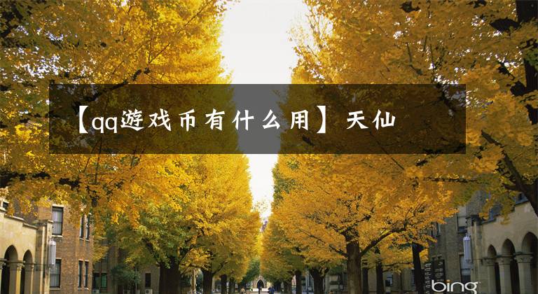 【qq游戏币有什么用】天仙