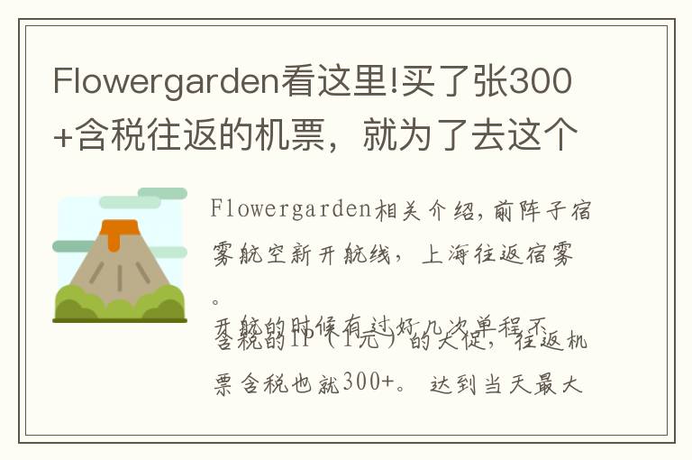 Flowergarden看这里!买了张300+含税往返的机票,就为了去这个网红海岛浪