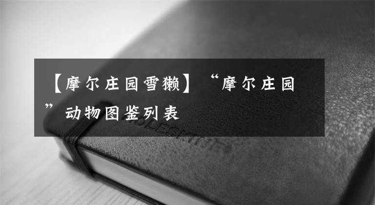 【摩尔庄园雪獭】“摩尔庄园”动物图鉴列表