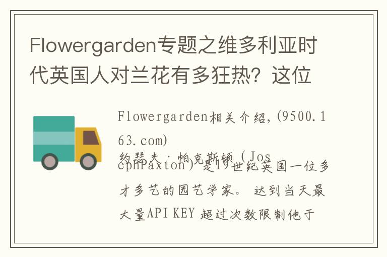 Flowergarden专题之维多利亚时代英国人对兰花有多狂热?这位画家的手绘图留存了那份迷恋