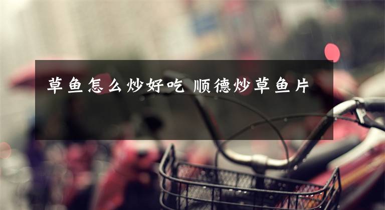 草鱼怎么炒好吃 顺德炒草鱼片