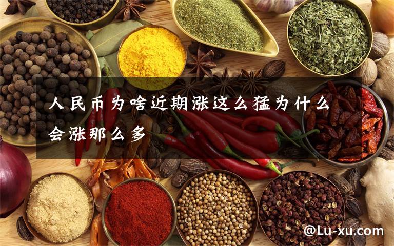 人民币为啥近期涨这么猛为什么会涨那么多