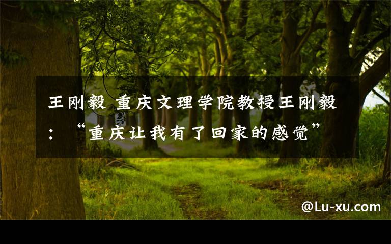 王刚毅 重庆文理学院教授王刚毅:“重庆让我有了回家的感觉”