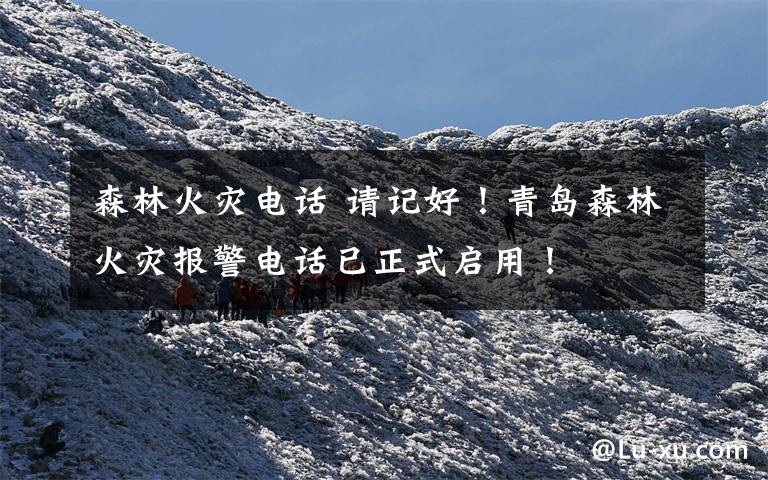 森林火灾电话 请记好!青岛森林火灾报警电话已正式启用!