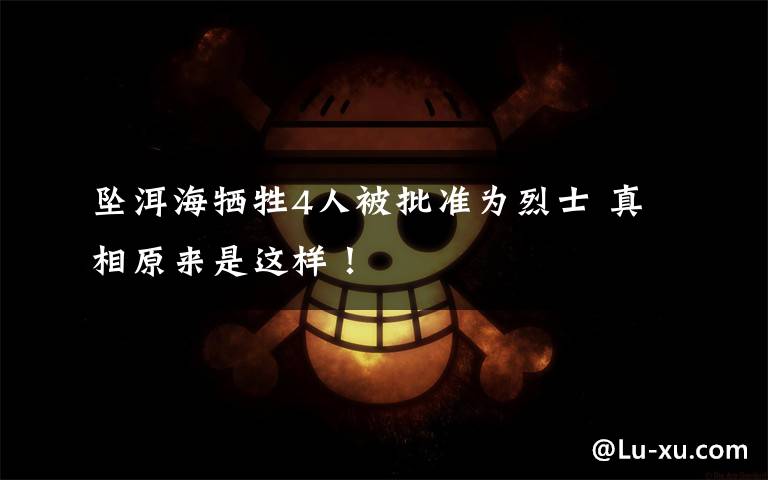 坠洱海牺牲4人被批准为烈士 真相原来是这样!