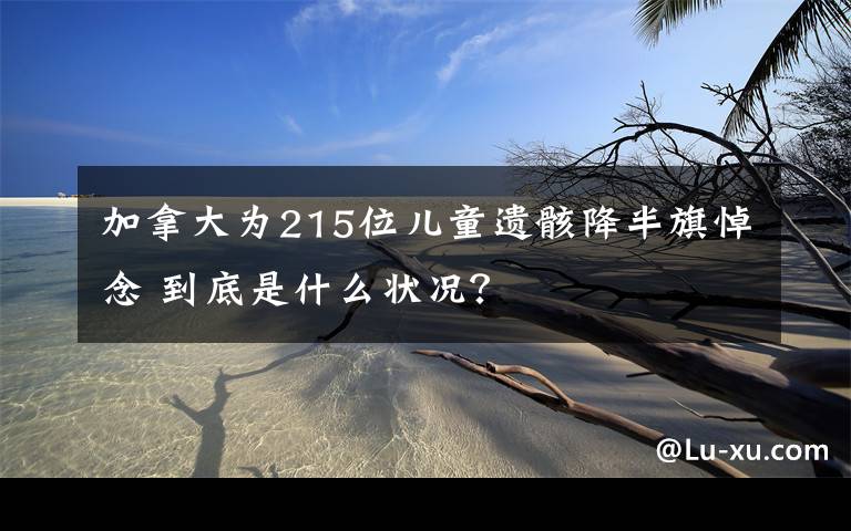 加拿大为215位儿童遗骸降半旗悼念 到底是什么状况?